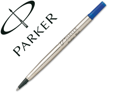 Recambio Parker rotulador roller 0,8mm. tinta azul